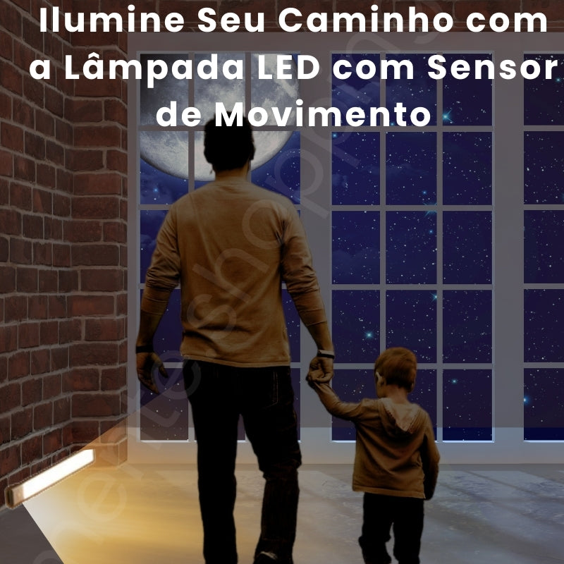 LAMPADA EM LED COM SENSOR DE MOVIMENTO 10cm